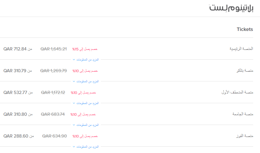 كم سعر تذكرة فورمولا 1 البحرين 2024