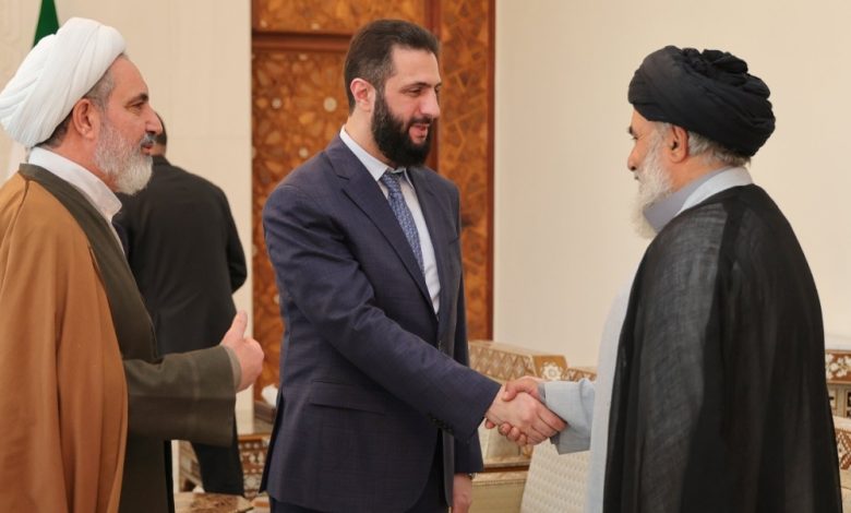 احمد الشرع والشيعة