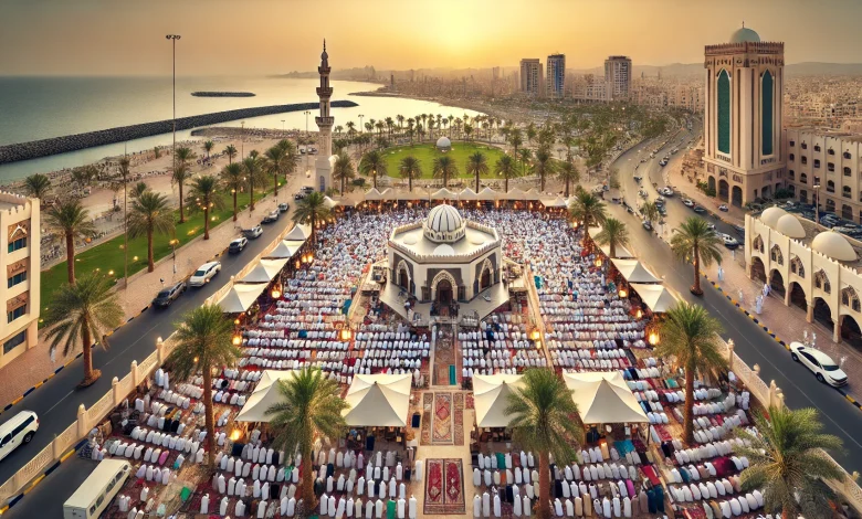 اماكن صلاة عيد الفطر 1446 في جدة