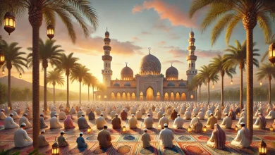 الساعة كم موعد وقت صلاة عيد الفطر 2025 / 1446 في المغرب