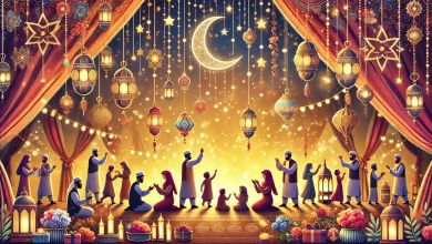 بطاقات تهنئة عيد الفطر 1446/ 2025