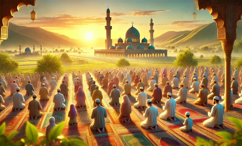 مصليات عيد الفطر في تبوك 2025 – 1446