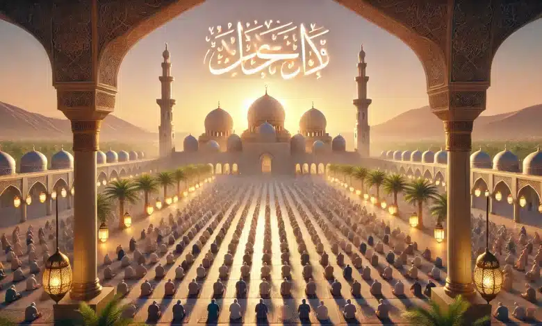 الساعة كم توقيت صلاة عيد الفطر في أبوظبي 2025 / 1446