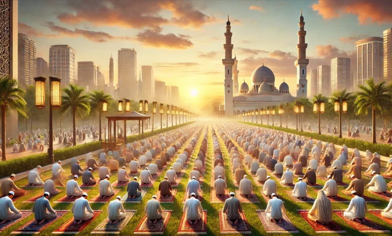 المساجد التي تقام فيها صلاة عيد الفطر في خميس مشيط 2025 / 1446