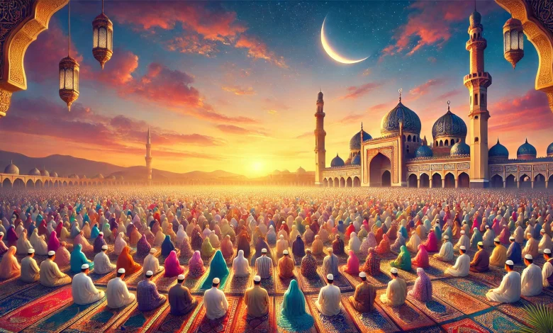 الساعة كم توقيت موعد وقت صلاة عيد الفطر في بلجيكا 2025/ 1446