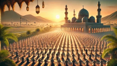 أي ساعة وقت صلاة عيد الفطر في أمريكا 2025 / 1446