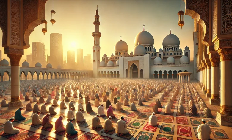 الساعة كم موعد وقت صلاة عيد الفطر في الأردن 2025 / 1446