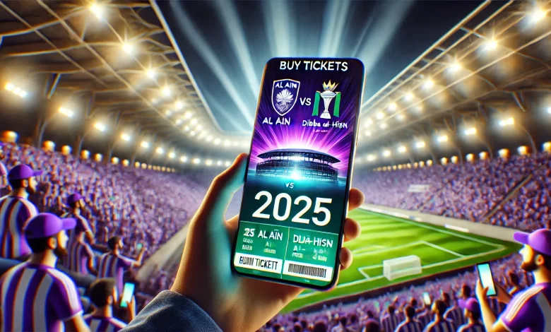 رابط وطريقة شراء تذاكر مباراة العين ضد دبا الحصن 2025