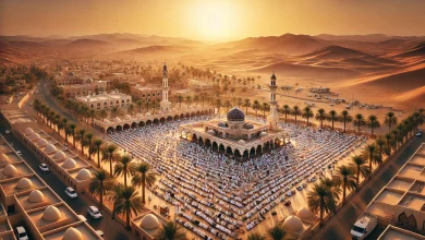 صلاة عيد الفطر 1446-2025 في نجران