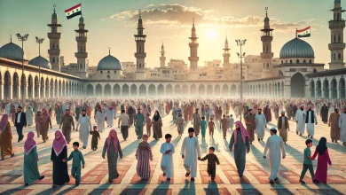 صلاة عيد الفطر في سوريا 2025