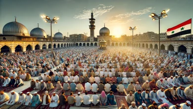 صلاة عيد الفطر في سوريا لعام 2025