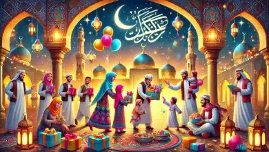 الساعة كم توقيت اوقات صلاة عيد الفطر في جازان 1446 / 2025