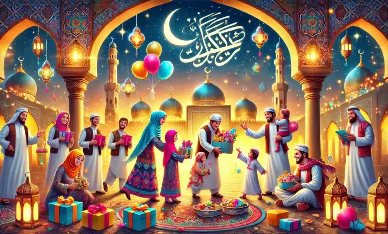 الساعة كم توقيت اوقات صلاة عيد الفطر في جازان 1446 / 2025