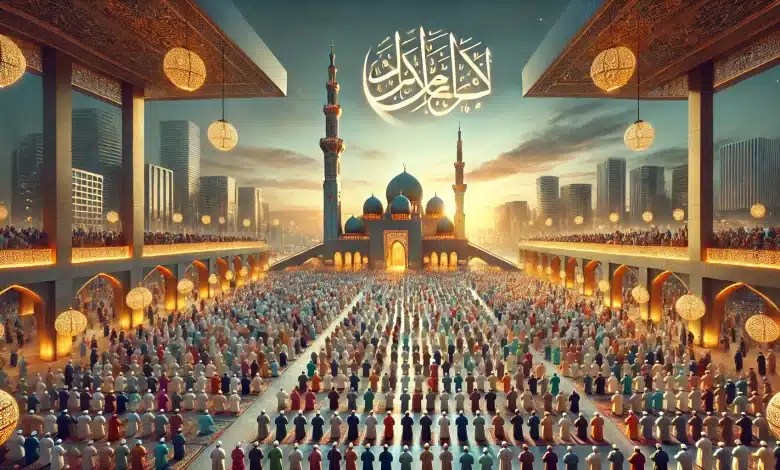 الساعة كم موعد توقيت صلاة عيد الفطر في عسير 2025/ 1446