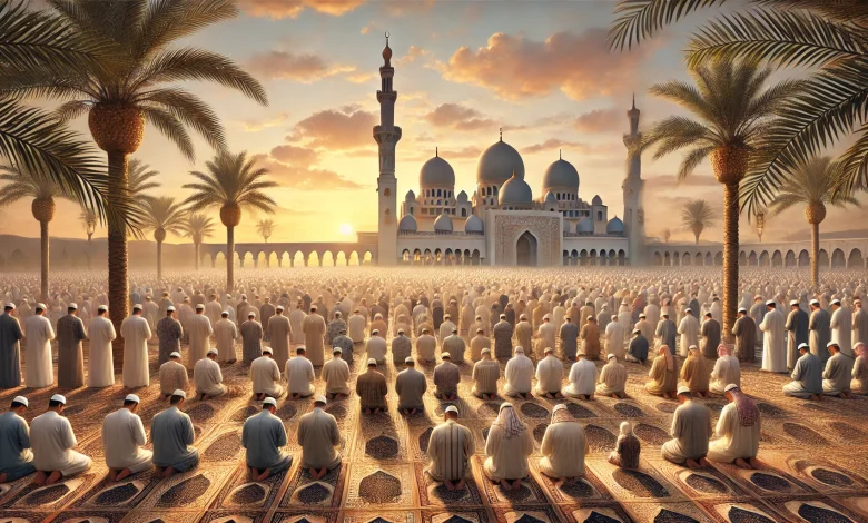 مصليات عيد الفطر في سوريا 1446 / 2025