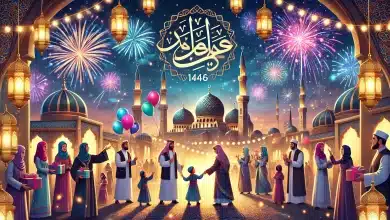 الساعة كم توقيت موعد صلاة عيد الفطر 2025 في الخبر