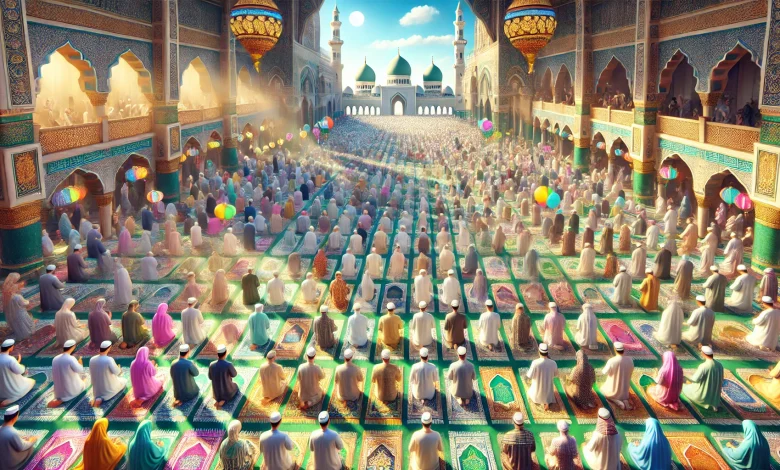 الساعة كم موعد وقت صلاة عيد الفطر 2025 / 1446 في اليمن