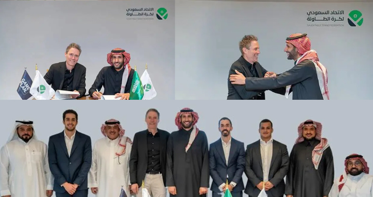المدرب السويدي يورجن بيرسون مدرب المنتخب السعودي لكرة تنس الطاولة