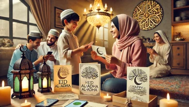 تبادل بطاقات التهنئة بمناسبة عيد الأضحى 2025
