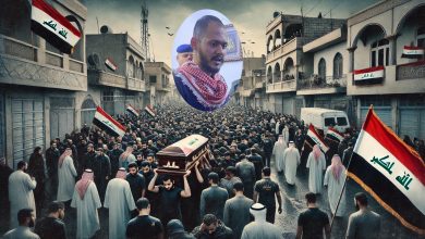 جنازة المهندس بشير خالد لطيف تشيع مهيب