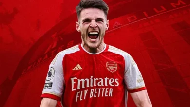 ديكلان رايس لاعب أرسنال