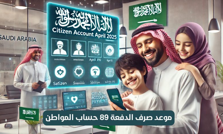 موعد صرف الدفعة 89 حساب المواطن