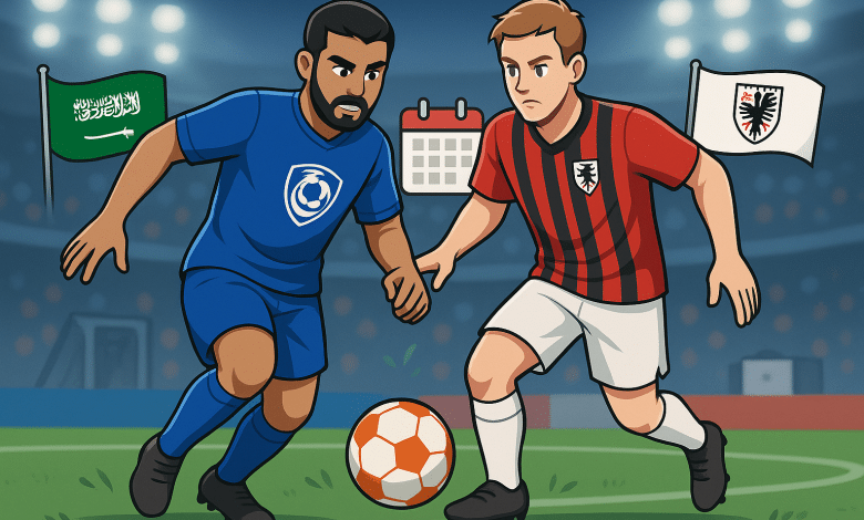 لاعبو الهلال أثناء الإحماء قبل مباراة ودية ضد آراو السويسري